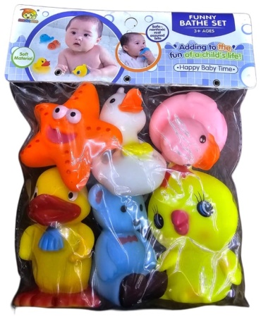 Пищалка Baby Морская звезда утка цыпленок гусь медведь маленькая утка Gf6579 резина мультиколор