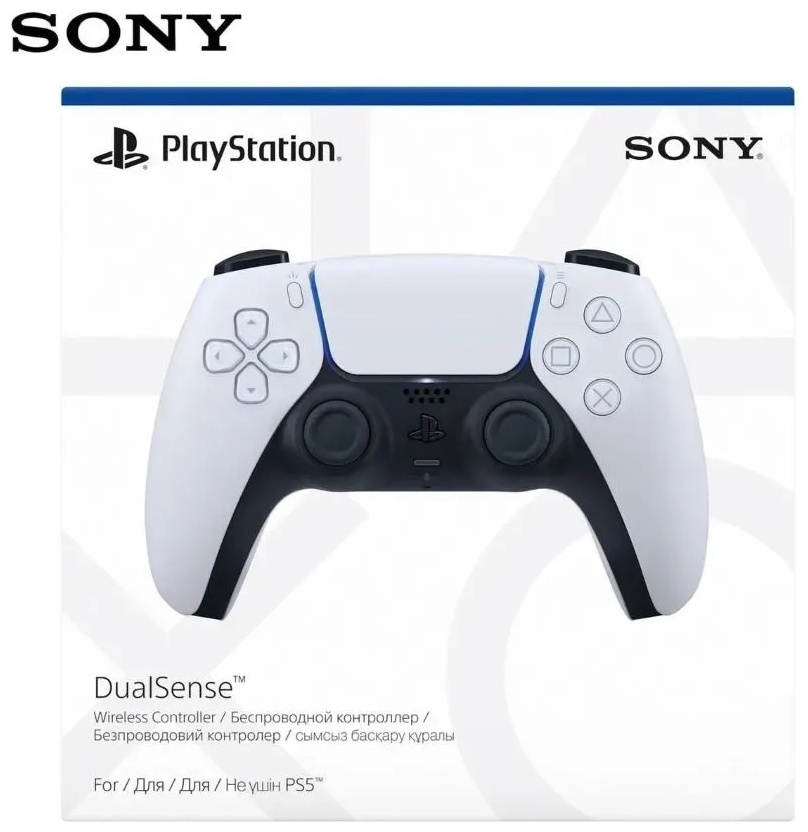 Игровой контроллер Sony PS5 DualSense белый