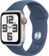 Смарт-часы Apple Watch SE GPS Gen.2 2024 S/M 44 мм серебристый-синий