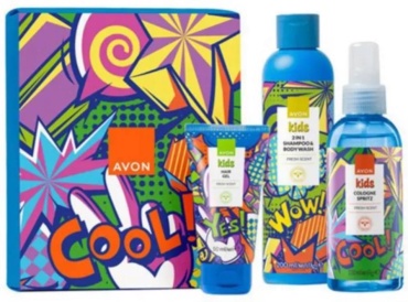 Avon Парфюмерно-косметический набор Akids Cool набор по уходу за волосами и телом для мужчин