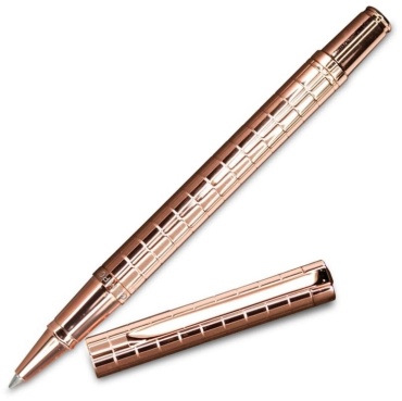 Ручка роллер Campo Marzio TESI SLIM ROLLER PINK, HERTES003075 1 шт, 0.3 мм, цвет чернил черный