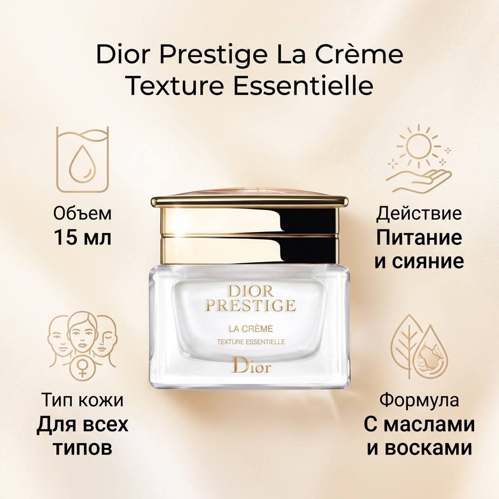 Dior Prestige La Crème Texture Essentielle крем 15 мл