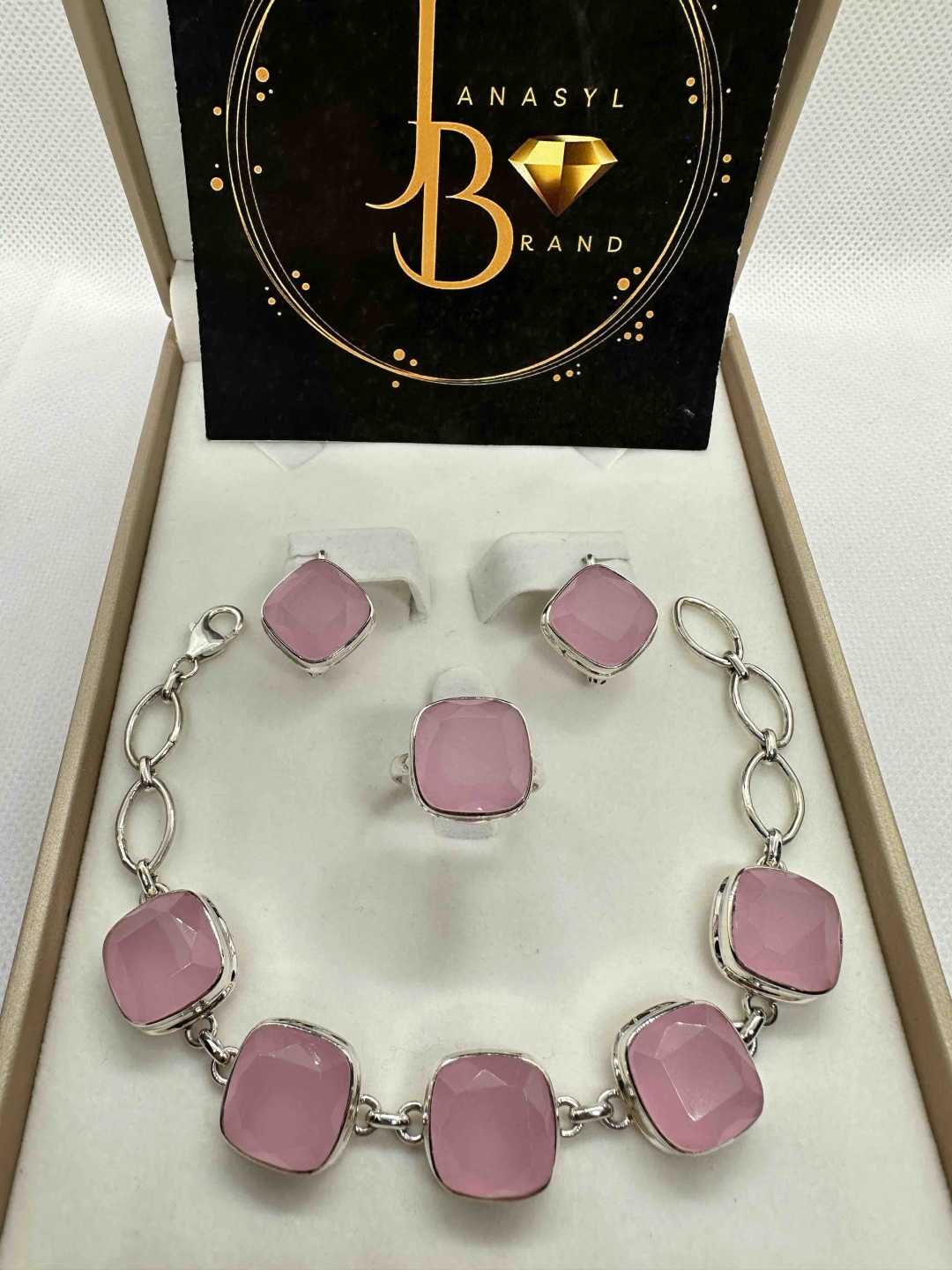 JANASYL Brand A12 вес 37 г серебро, халцедон