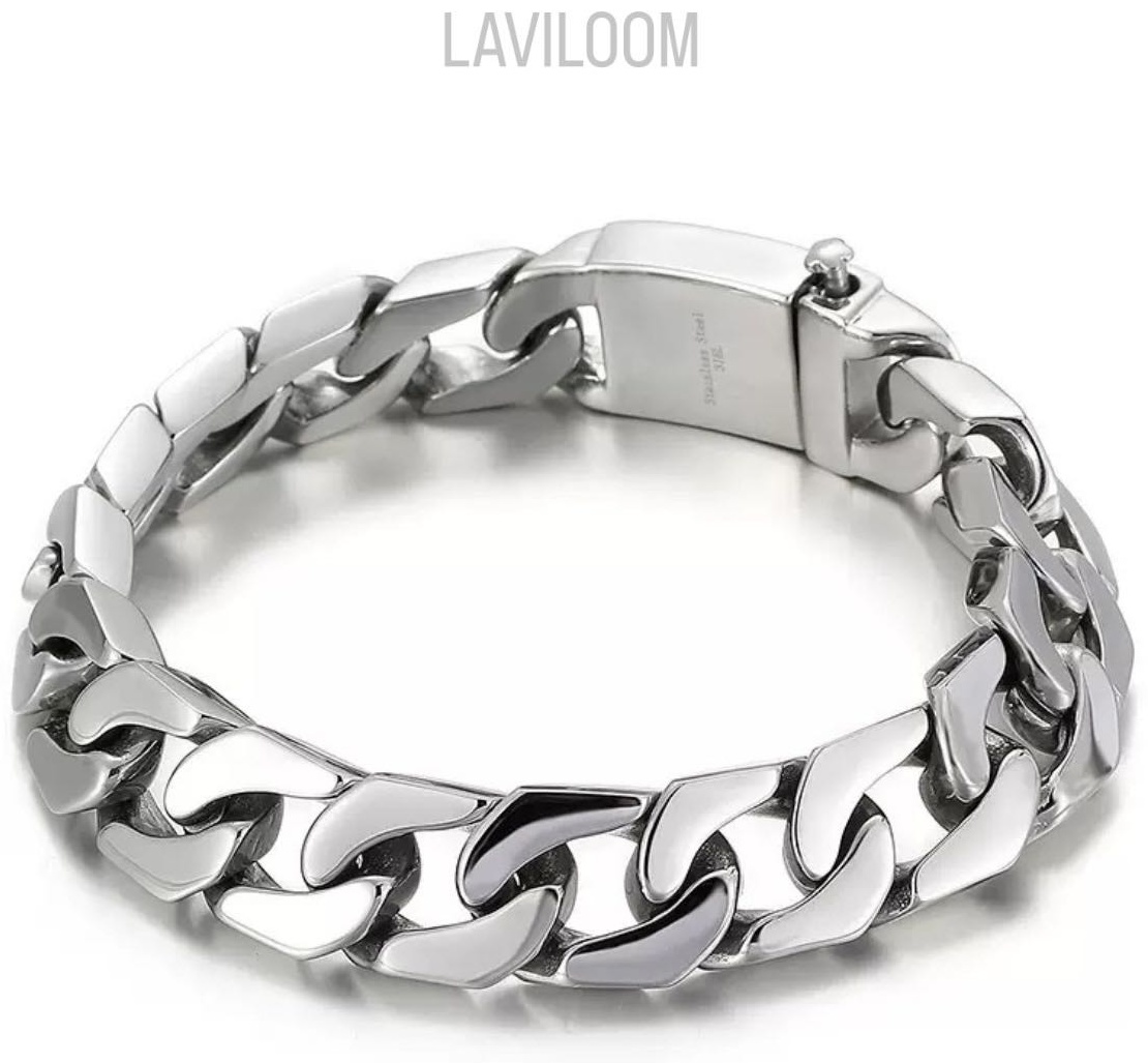 LAVILOOM Kuba длина 22 см, вес 70 г нержавеющая сталь, плетение панцирное