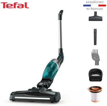 Tefal Xtrem Compact Essential TY1239WO серый, бирюзовый