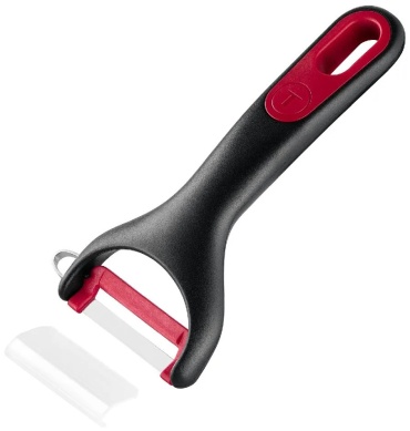 Овощечистка Tefal нержавеющая сталь, пластик, красный, черный