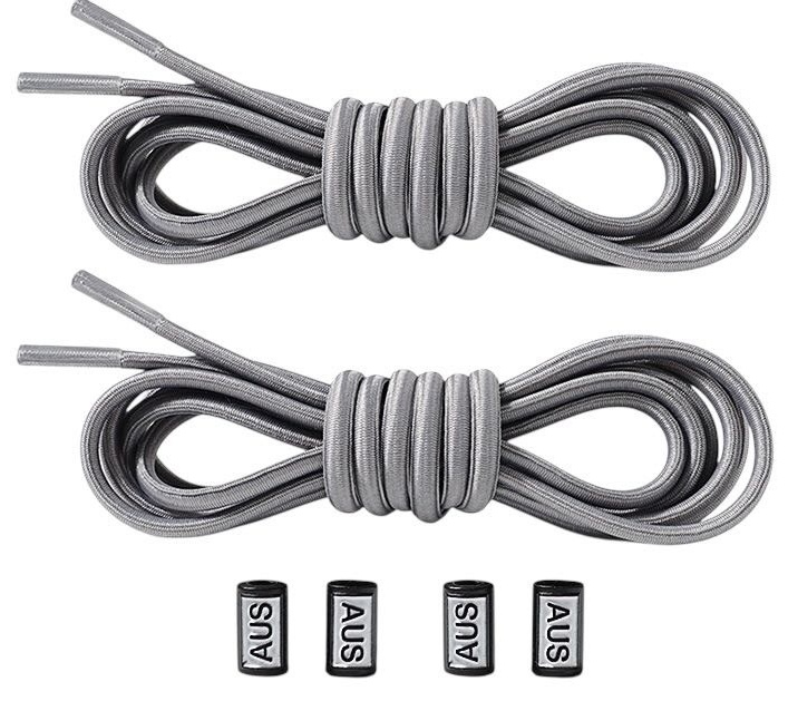 SHOELACES AUS-2/9 серый 100 см