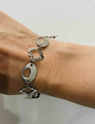 HandMade 00061 длина 18.5 см, вес 12 г серебро, плетение фантазийное