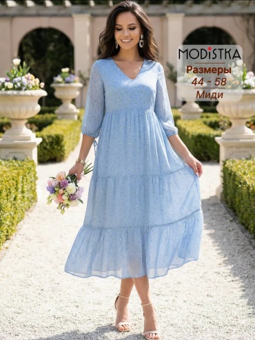 Платье Modistka голубой