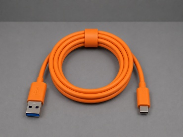 Кабель GERLAX USB 3.0 (M), USB TypeC (M), 1 м, D21T оранжевый
