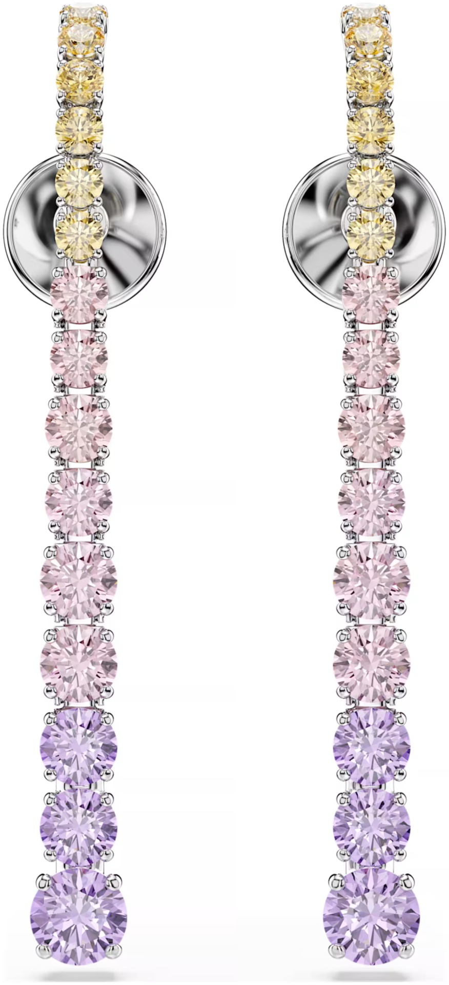 Серьги Swarovski бижутерный сплав, кристаллы Swarovski