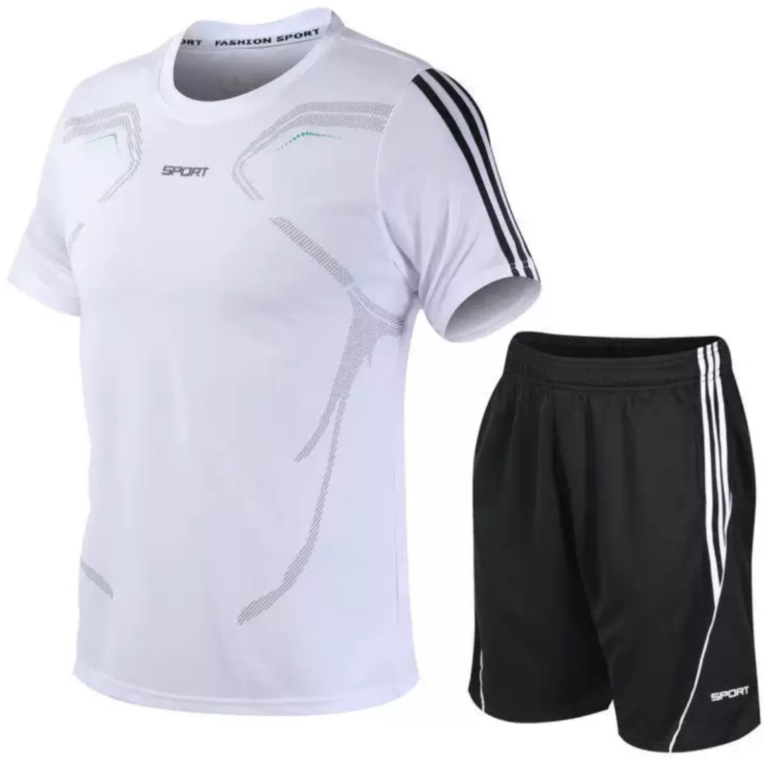 Спортивный костюм BAYIR черный, белый