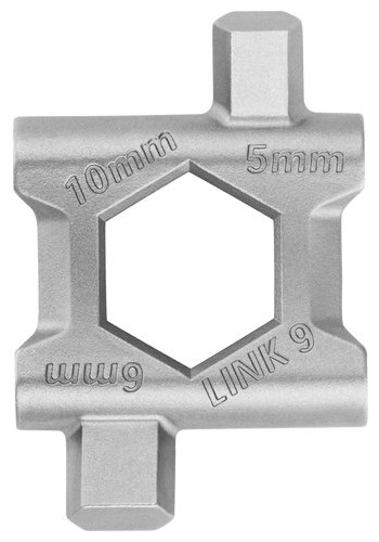 Бита Leatherman Звено для браслета TREAD LINK №9 STAINLESS для мультитула 15 мм