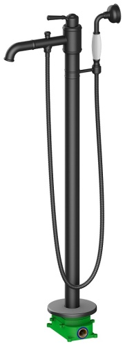 Смеситель Timo Arisa 5300/03Y-CR, латунь, цвет черный