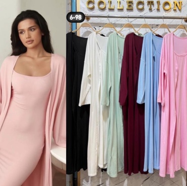 Платье с абайкой Exclusive model голубой