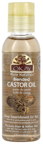 Okay Pure Naturals Смешанное касторовое масло, 59 мл (2 жидк. унц.) масло 59 мл