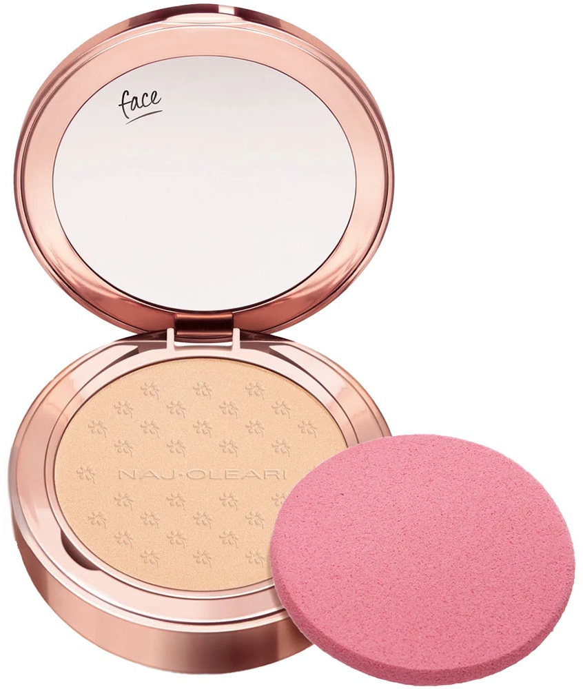 Пудра NAJ OLEARI Silk Feel Wet and Dry Powder Foundation сухая 01 ivory светло-бежевый