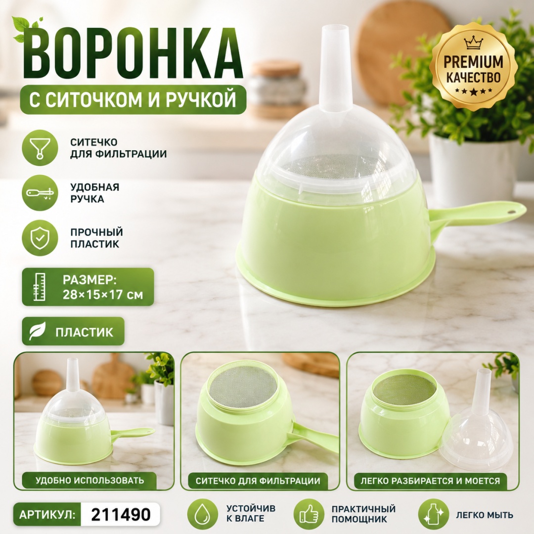 Воронка ОЛИМПИК , пластик