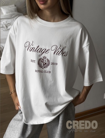 Футболка CREDO Vintage vibes белый