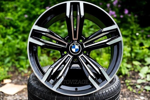 Rainbow BMW 433 STYLE 8x17/5x120 D74.1 ET20 4 диска черный, серебристый
