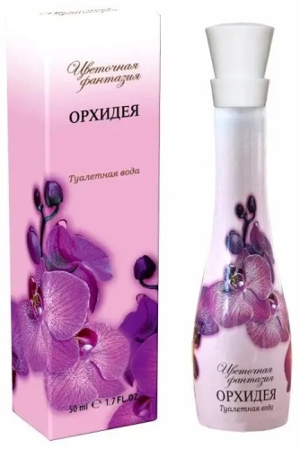DELTA PARFUM Цветочная фантазия Орхидея туалетная вода EDT 50 мл, для женщин