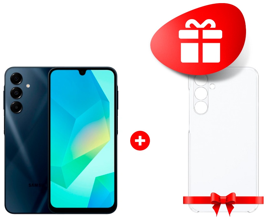 Смартфон Samsung Galaxy A16 8 ГБ/256 ГБ черный + подарок