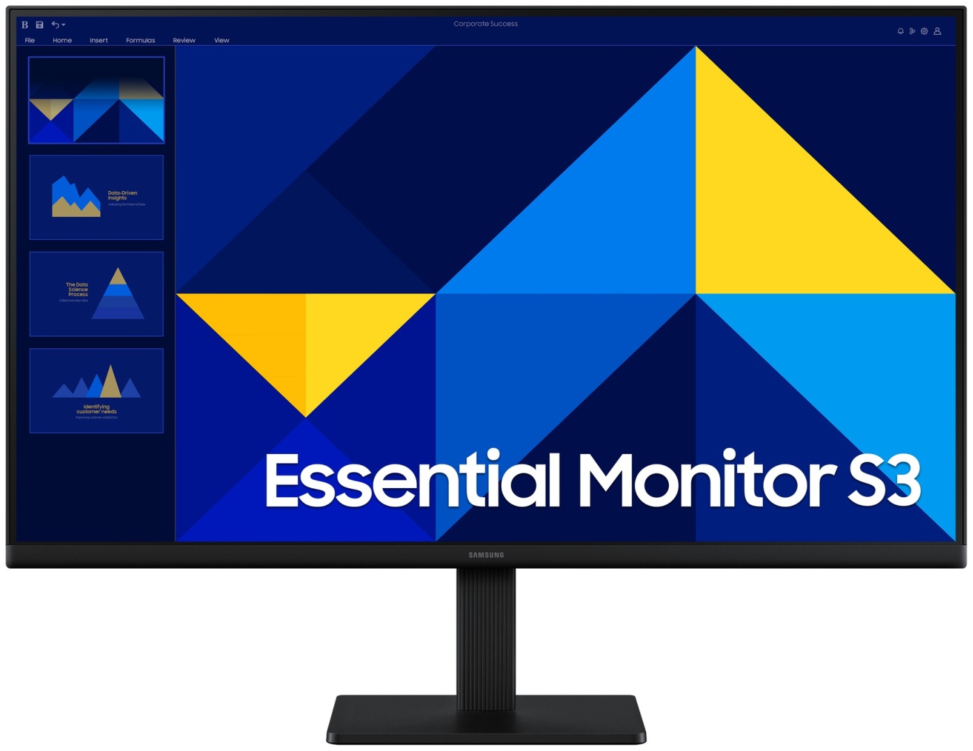 Монитор 27" Samsung Essential S3/LS27D304GAIXCI черный