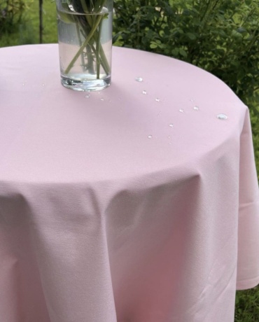 Скатерть Maryam decor & textile Pink круглая PI150 150x150 см, хлопок, дак, 1 шт