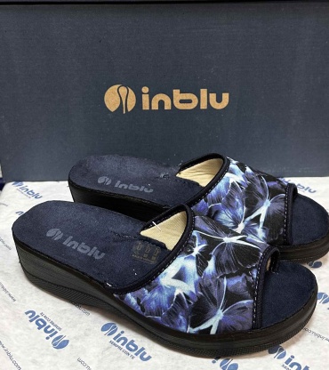 Тапочки inblu синий, темно-синий