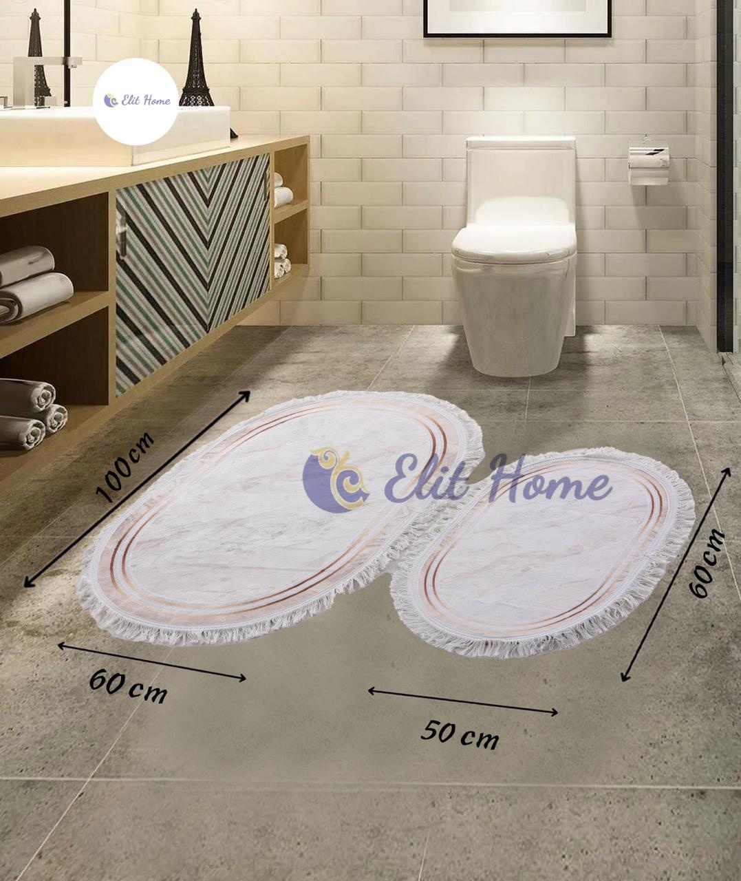 Elit Home комплект ковриков MODEVSA 100x60 см, микрофибра
