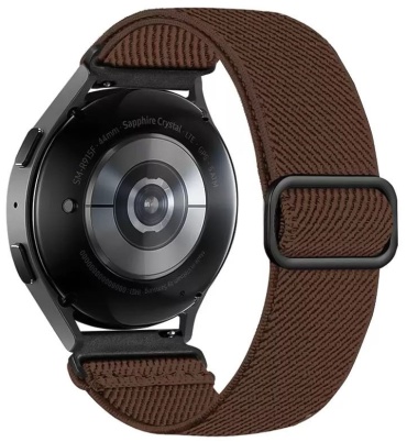 Ремешок BOGEMA для Garmin Vivoactive 3, Vivomove HR Sport, Forerunner 165, Forerunner 55, Venu 2 Plus, Vivoactive 5, Vivoactive 6, Forerunner 570, Vivomove Trend коричневый