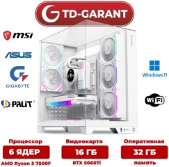 TD GARANT R5 7500F / RTX 5060 Ti 16 Гб / 32 Гб / SSD 1024 Гб / Win 11 Pro