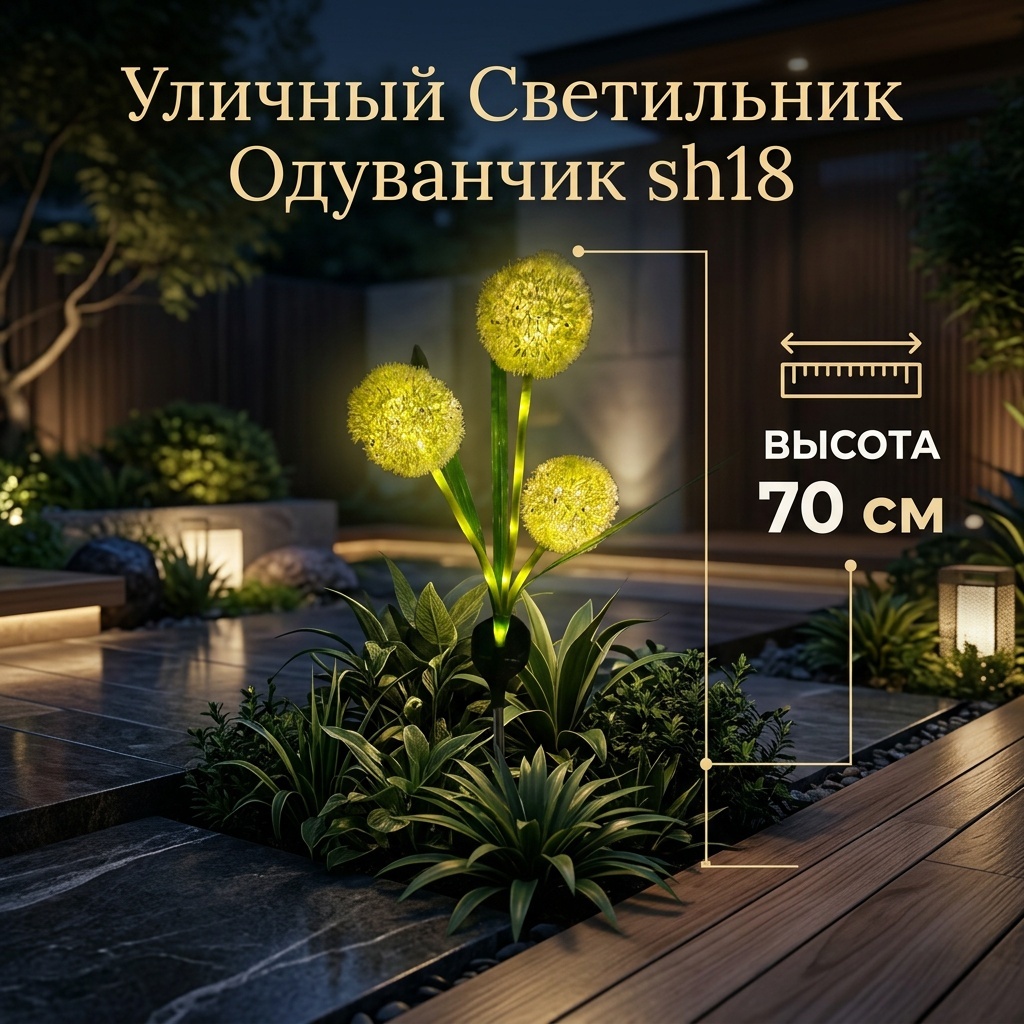 Уличный светильник в грунт / на штыре LED 70 см