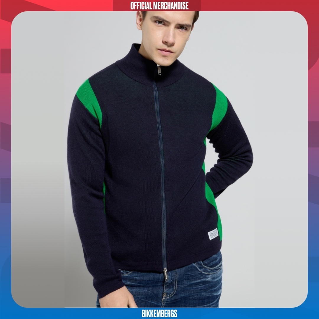 Кардиган Bikkembergs черный, зеленый