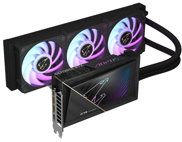 Видеокарта GIGABYTE RTX 5080 Xtreme Waterforce GV-N5080AORUSX W-16GD 16 Гб
