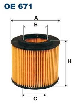 FILTRON Масляный Фильтр OE671