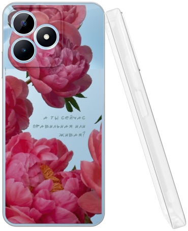 Чехол Mcover для Realme Realme Note 50, C51, C53 рисунок