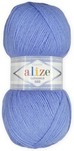 Моток Alize Lanagold 800 40 васильковый 730 м 100 г