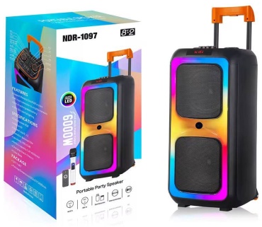 Портативная колонка NDR 1097 колонка черный