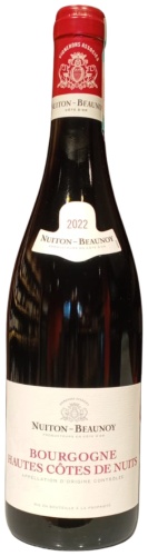 Вино Nuiton-Beaunoy Bourgogne Hautes Cotes De Nuits AOC сухое красное 13% 0.75 л