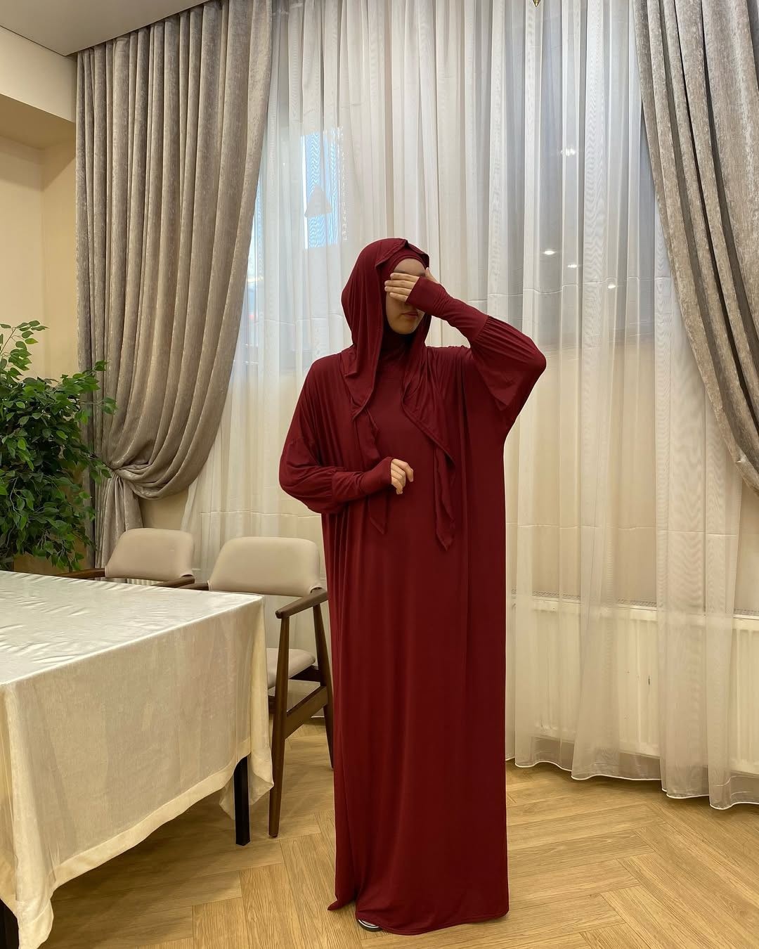 Намазник Hidjab style бордовый