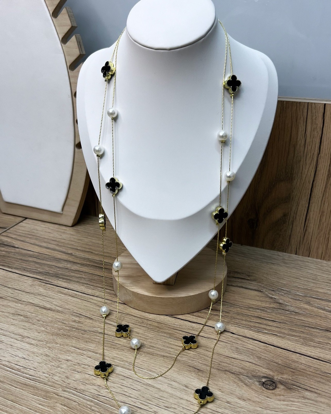 NS_Collections длина 120 см нержавеющая сталь, титан, жемчуг