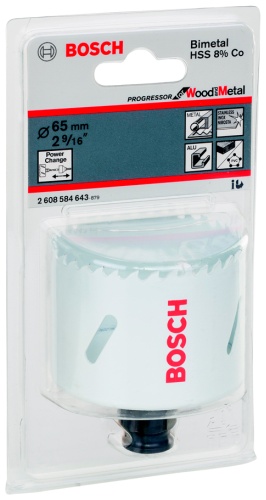 Bosch 2608584643 биметаллическая D 65 мм, 1 шт