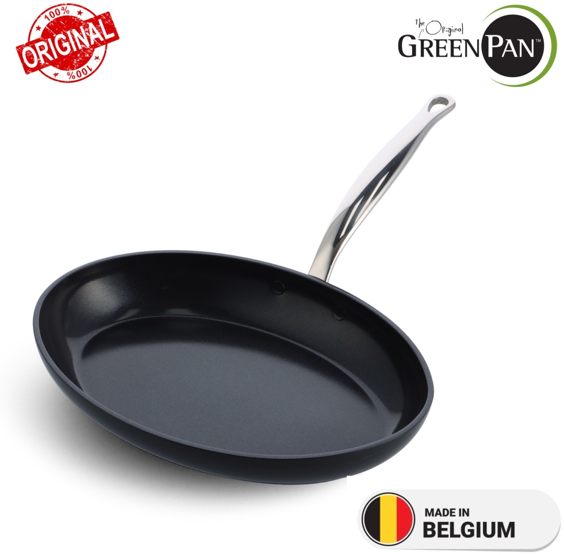 Сковорода для рыбы GREENPAN Barcelona Pro Ceramic 33 см с антипригарным покрытием, сталь