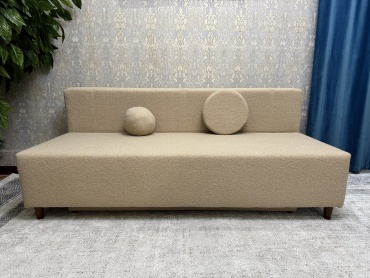 Диван Loft 702444958, 195х85 см, обивка букле, бежевый