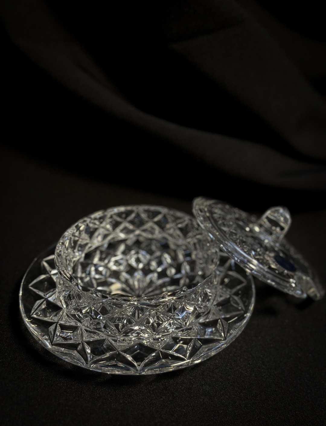 CRYSTAL BOHEMIA сахарница 52300/06600/130 1 шт, хрусталь