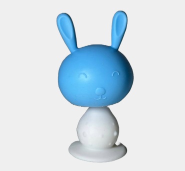 Прорезыватель Mashroom Kinder SA, 1 шт, синий