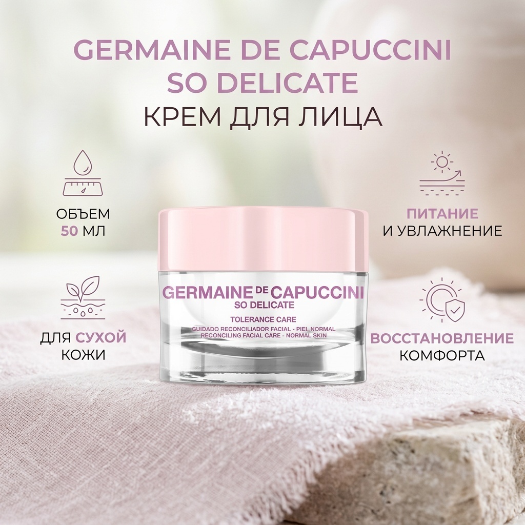 Germaine de Capuccini крем So delicate Reconciling Facial Care Dry Skin для лица 50 мл