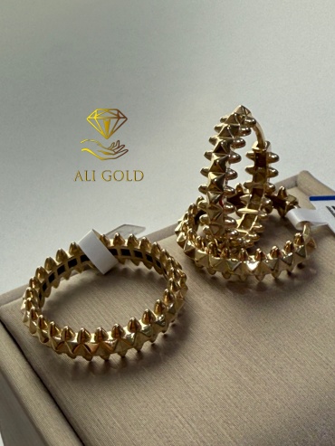 ALI GOLD Шипы вес 7.5 г золото, без вставок