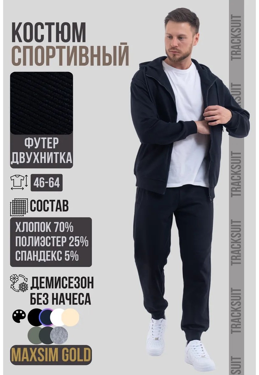 Спортивный костюм синий